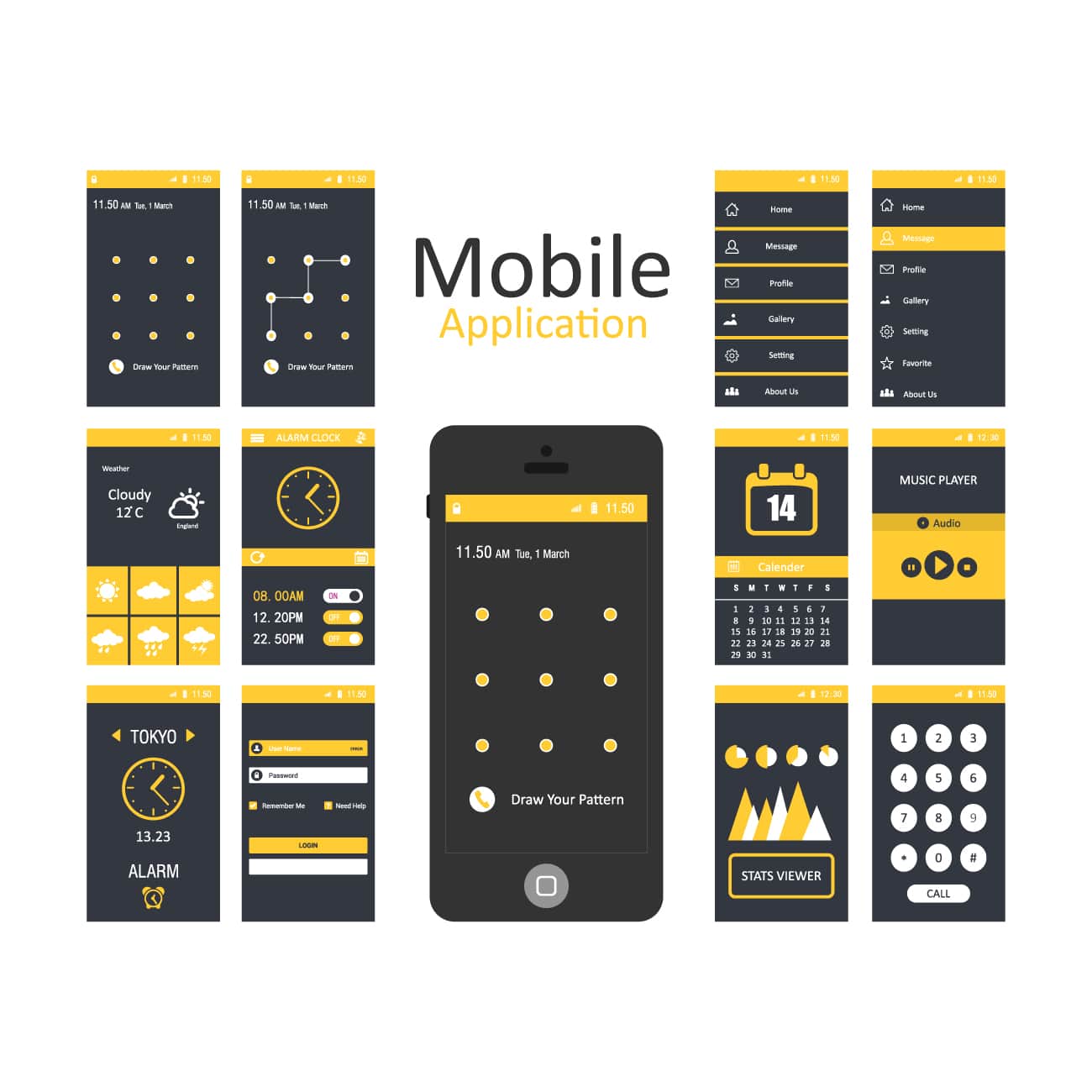 Mobile Application Templates