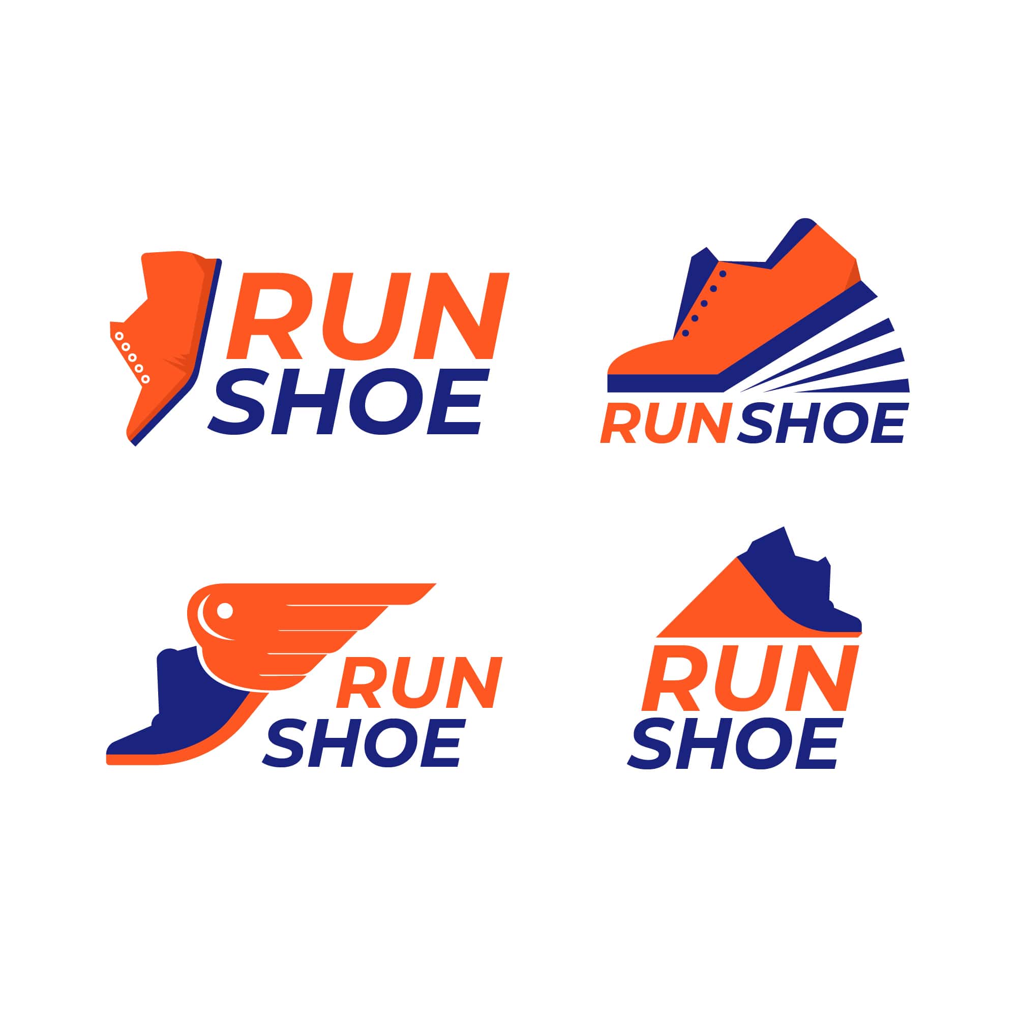 Running Shoe Logos